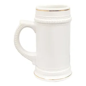 22 oz Beer Stein - White - Orca