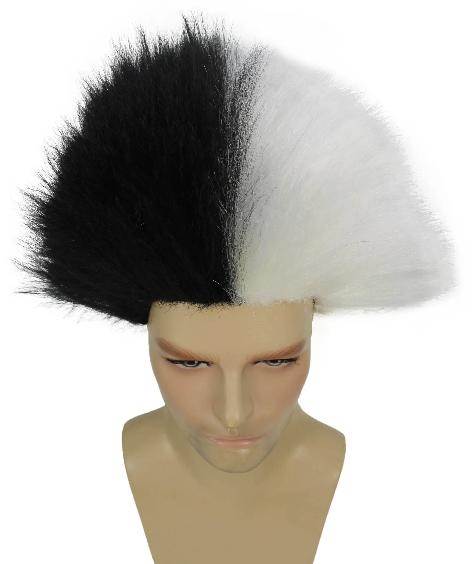 Adult Men's Fuzzy Spiky Johnny Werewolf Wig | Multiple Color Options