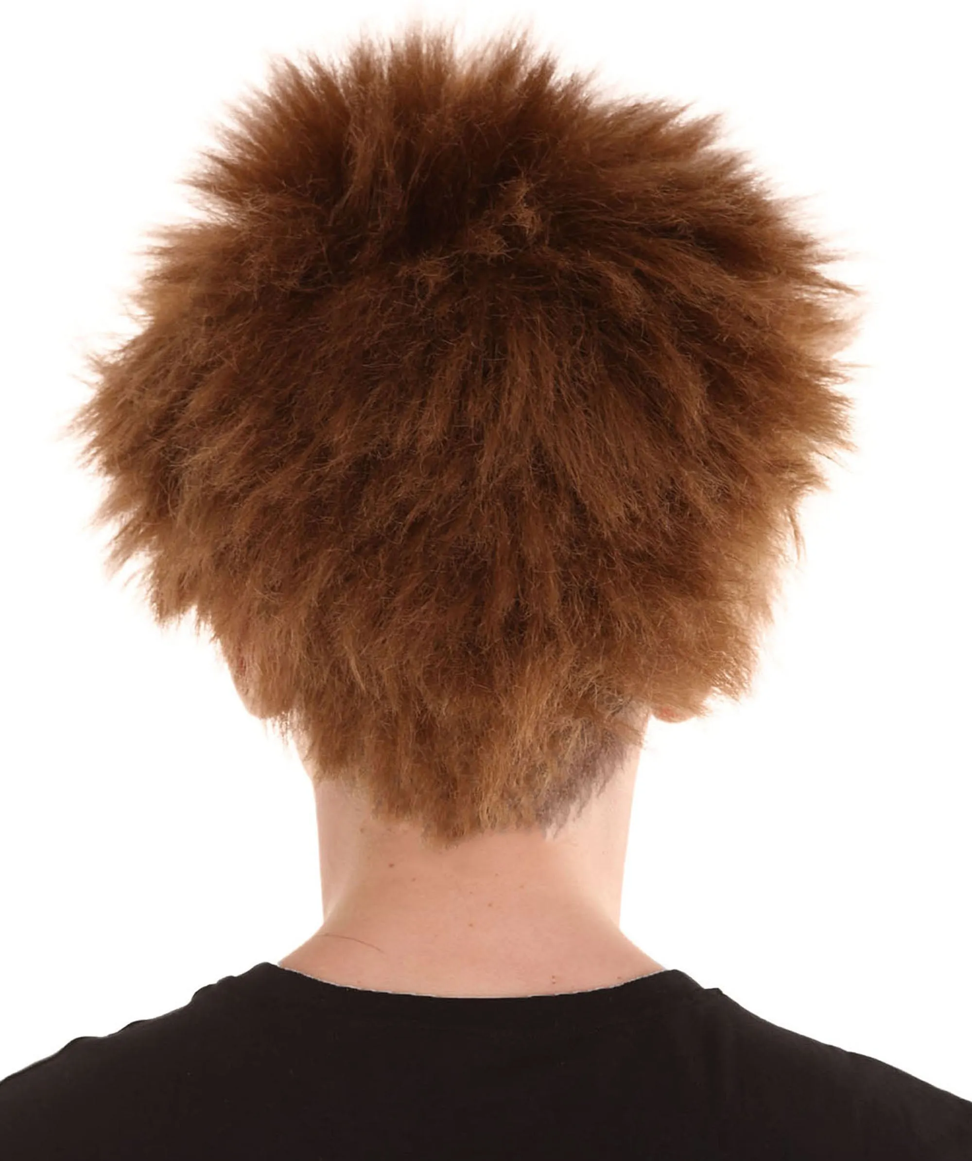 Adult Men's Fuzzy Spiky Johnny Werewolf Wig | Multiple Color Options