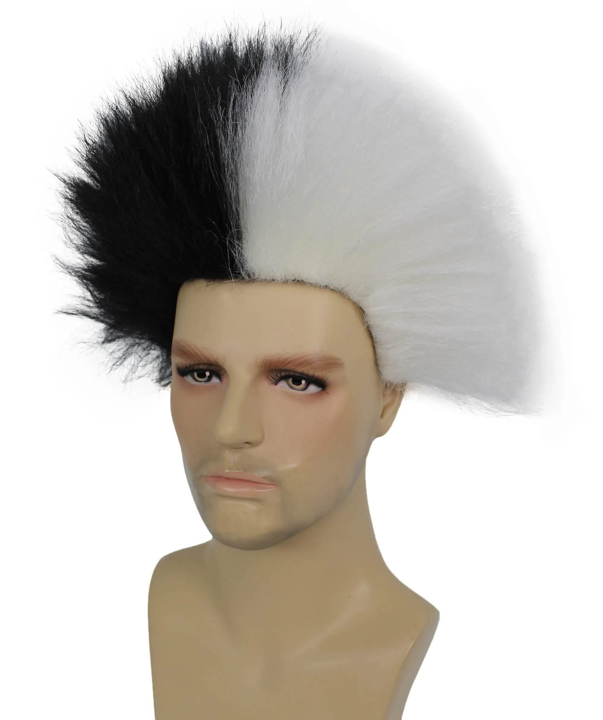 Adult Men's Fuzzy Spiky Johnny Werewolf Wig | Multiple Color Options