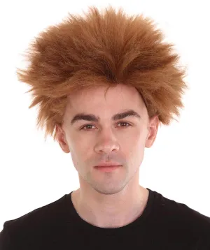 Adult Men's Fuzzy Spiky Johnny Werewolf Wig | Multiple Color Options