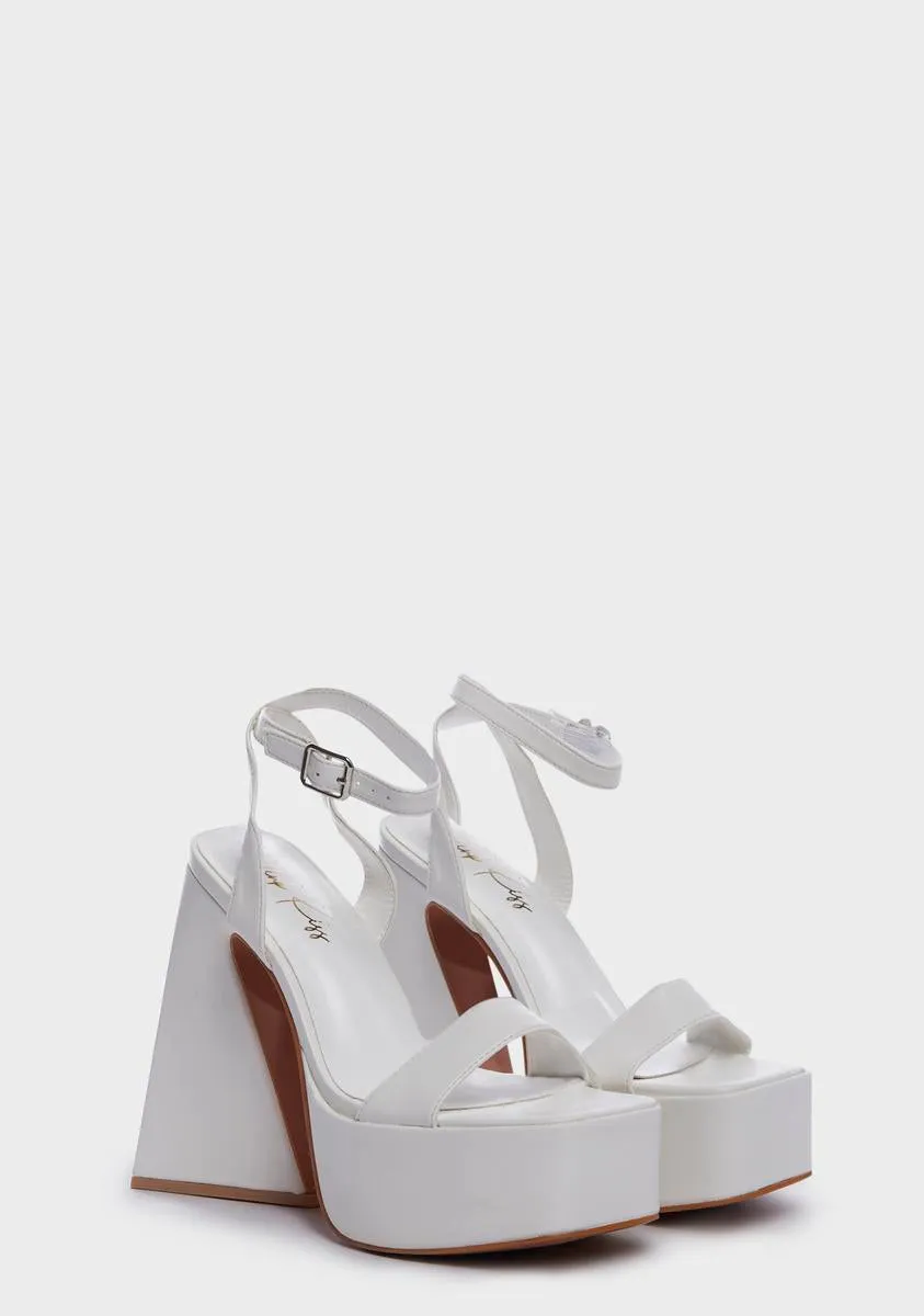 Angel On The Beat Platform Heels