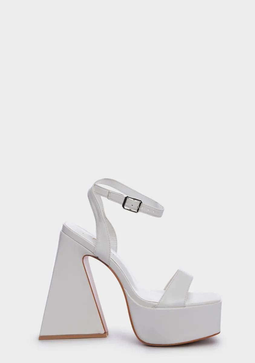 Angel On The Beat Platform Heels