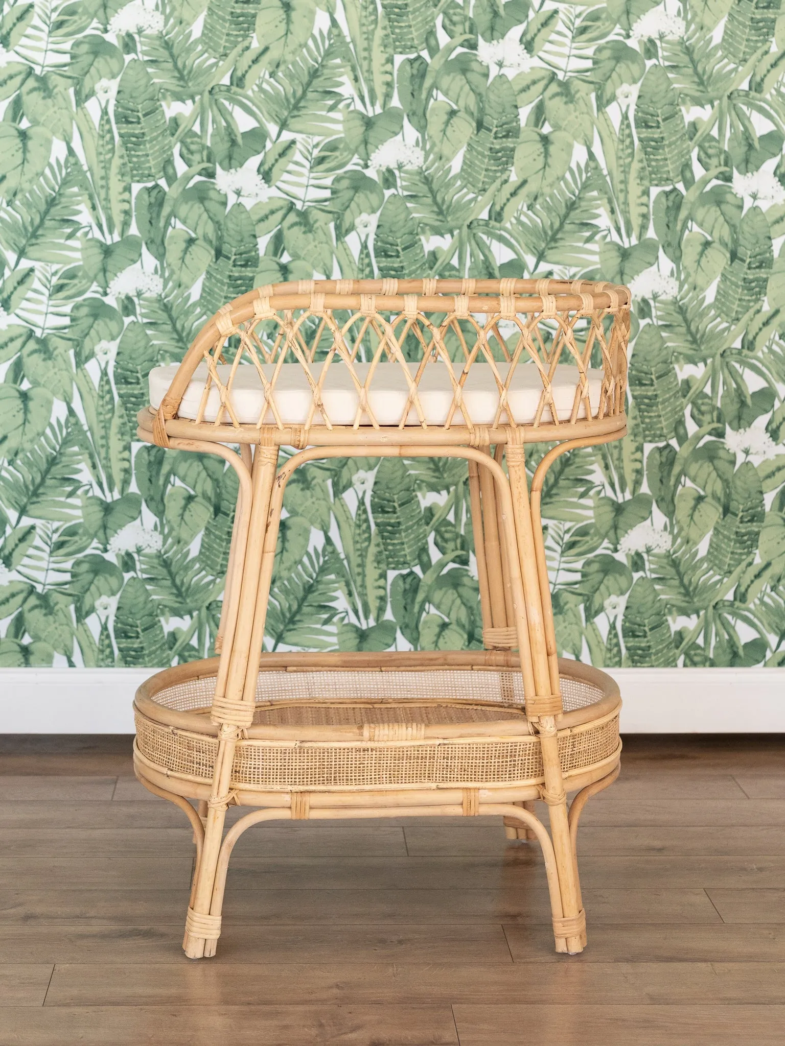 Aria Full-Sized Rattan Changing Table