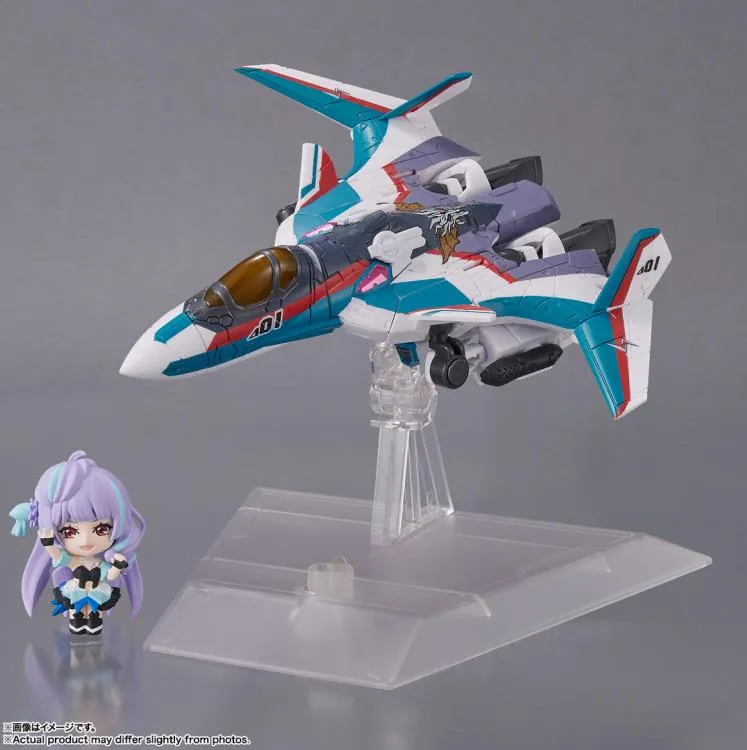 Bandai Tiny Session Macross Frontier VF-31S Siegfried (Arad Use Ver.) & Mikumo Guynemer Action Figure Set