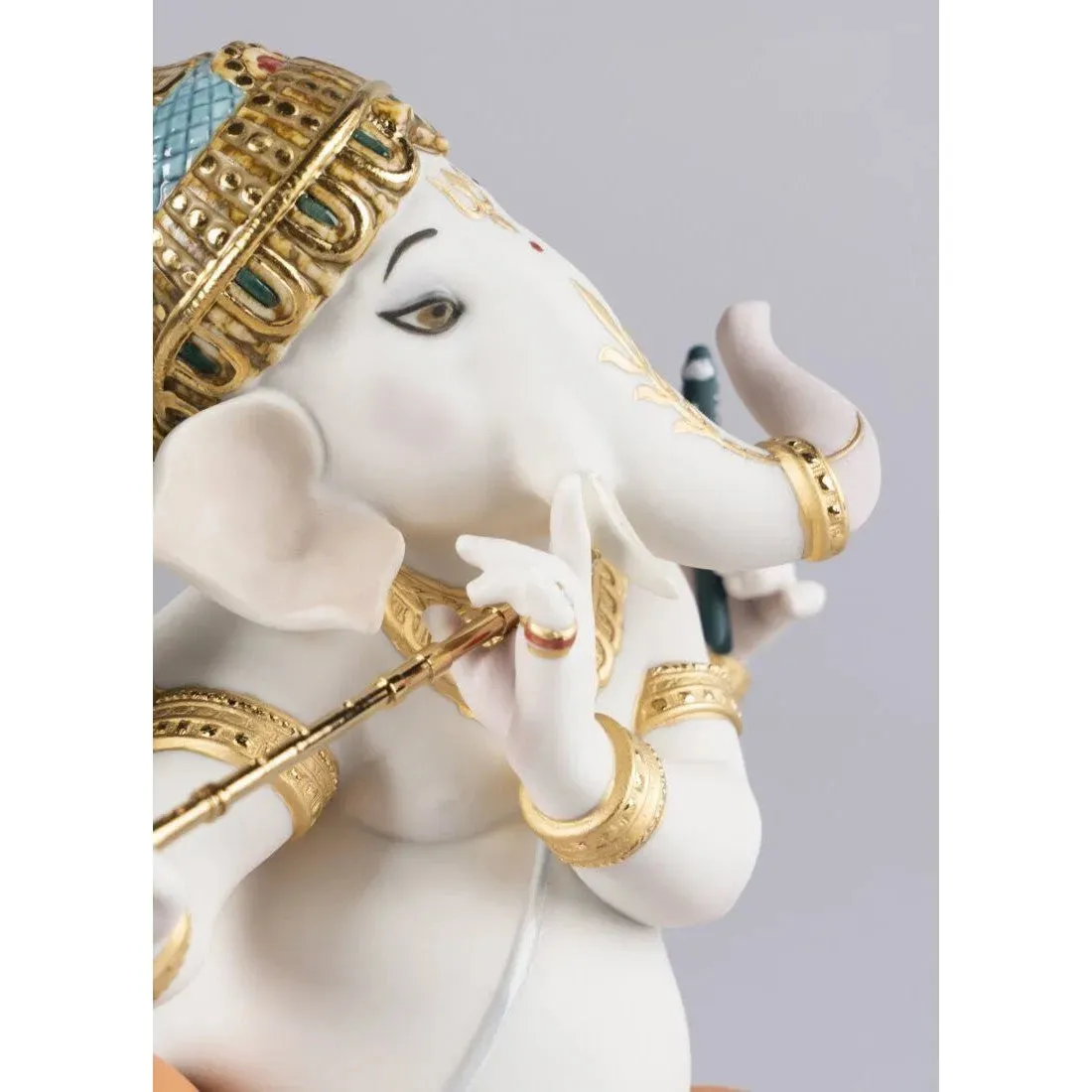 Bansuri Ganesha Figurine (Limited Edition) (Lladro Special Order)