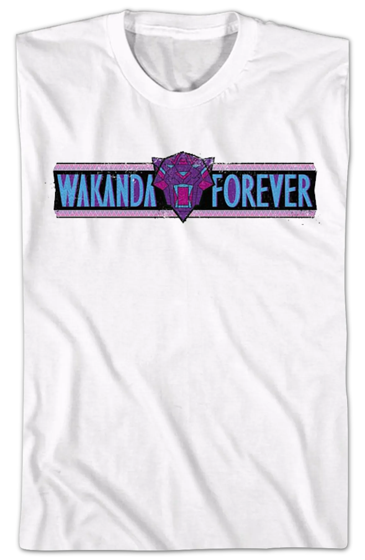 Black Panther Wakanda Forever Banner Marvel Comics T-Shirt