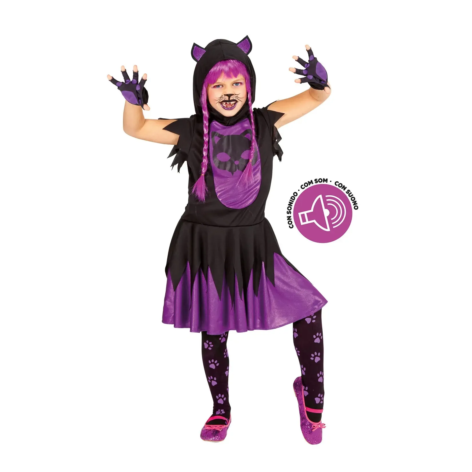 CATGIRL Costume Hooded Dress