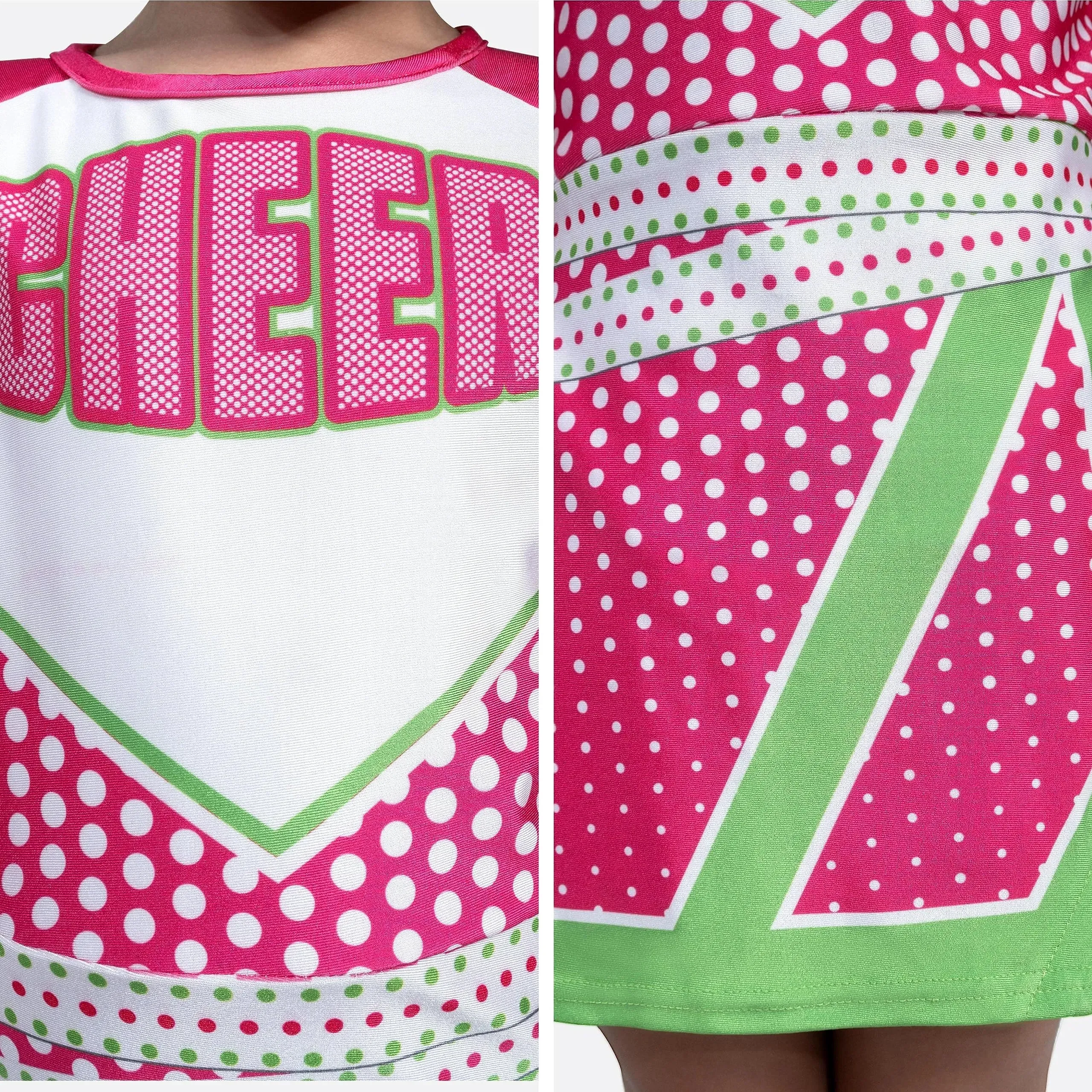 Cheerleader Costume for Girls with Long Sleeves