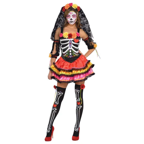 Day of the Dead Senorita Women's Costume