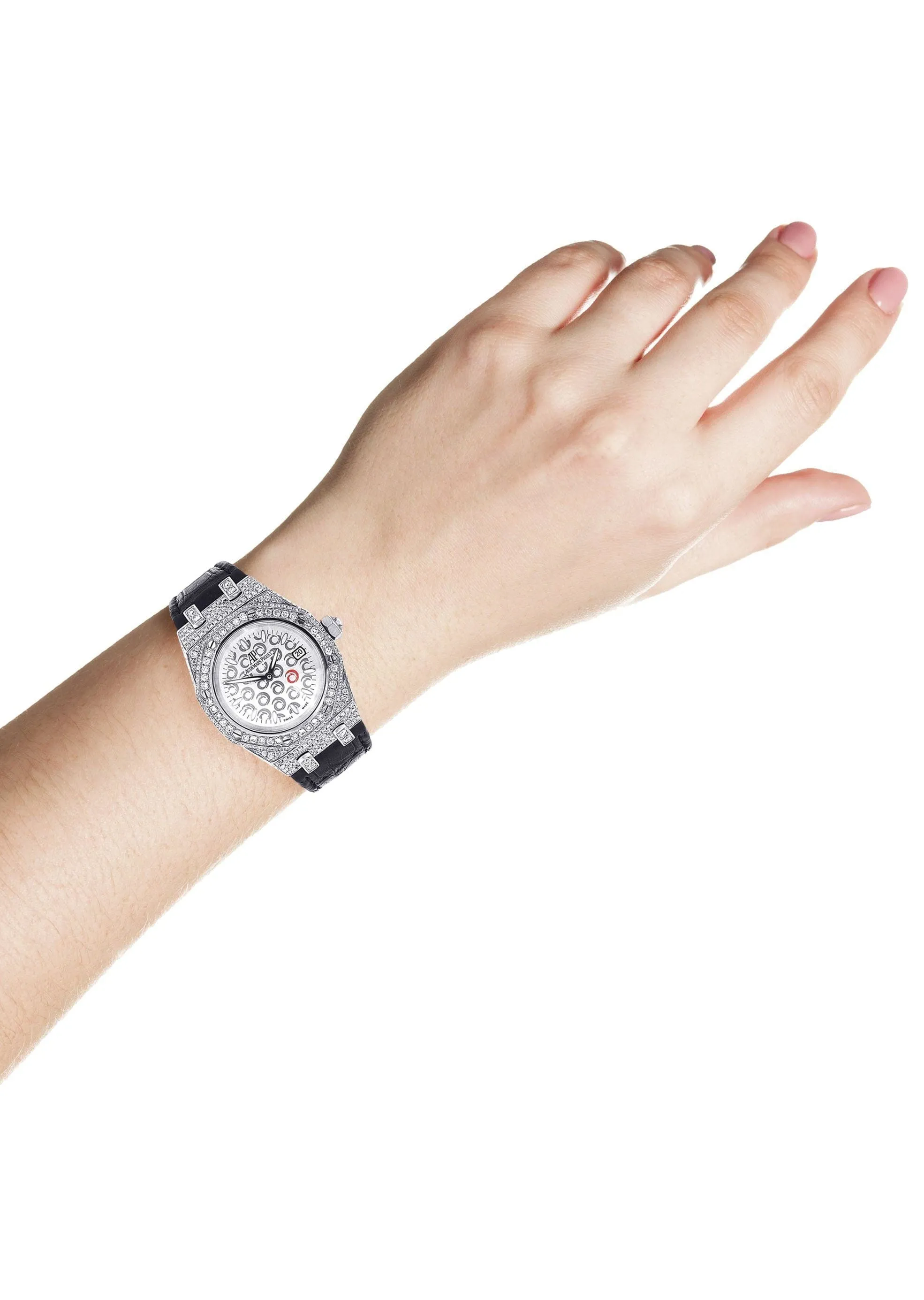 Diamond Audemars Piguet Royal Oak Limited Edition Alinhgi Watch For Women | Stainless Steel