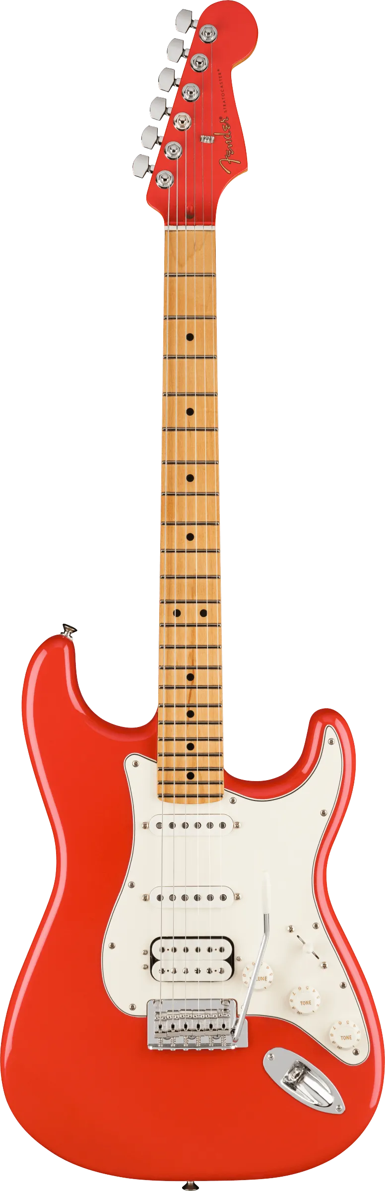 Fender Limited Edition Player Stratocaster® HSS, Maple Fingerboard, Fiesta Red with Matching Headstock