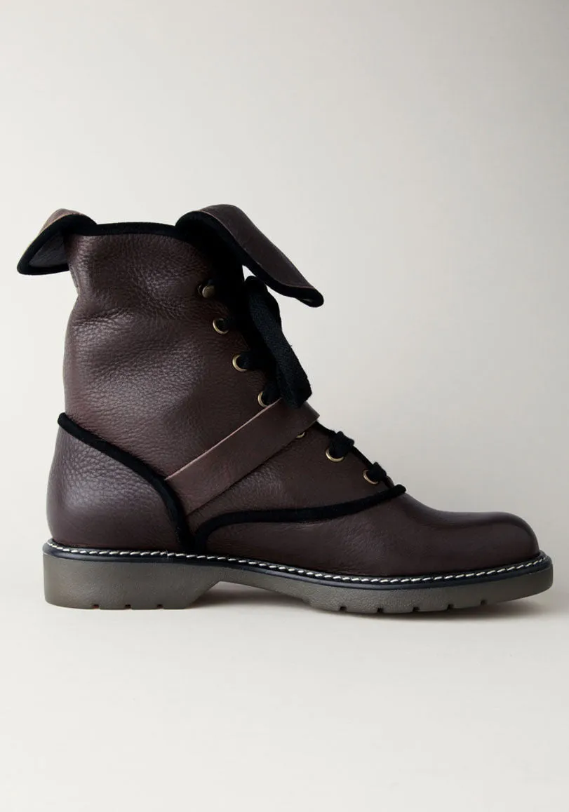 Foldover Combat Boot