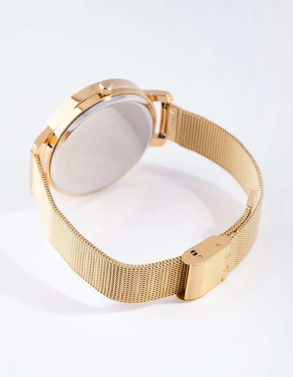 Gold Star Glitter Mesh Watch