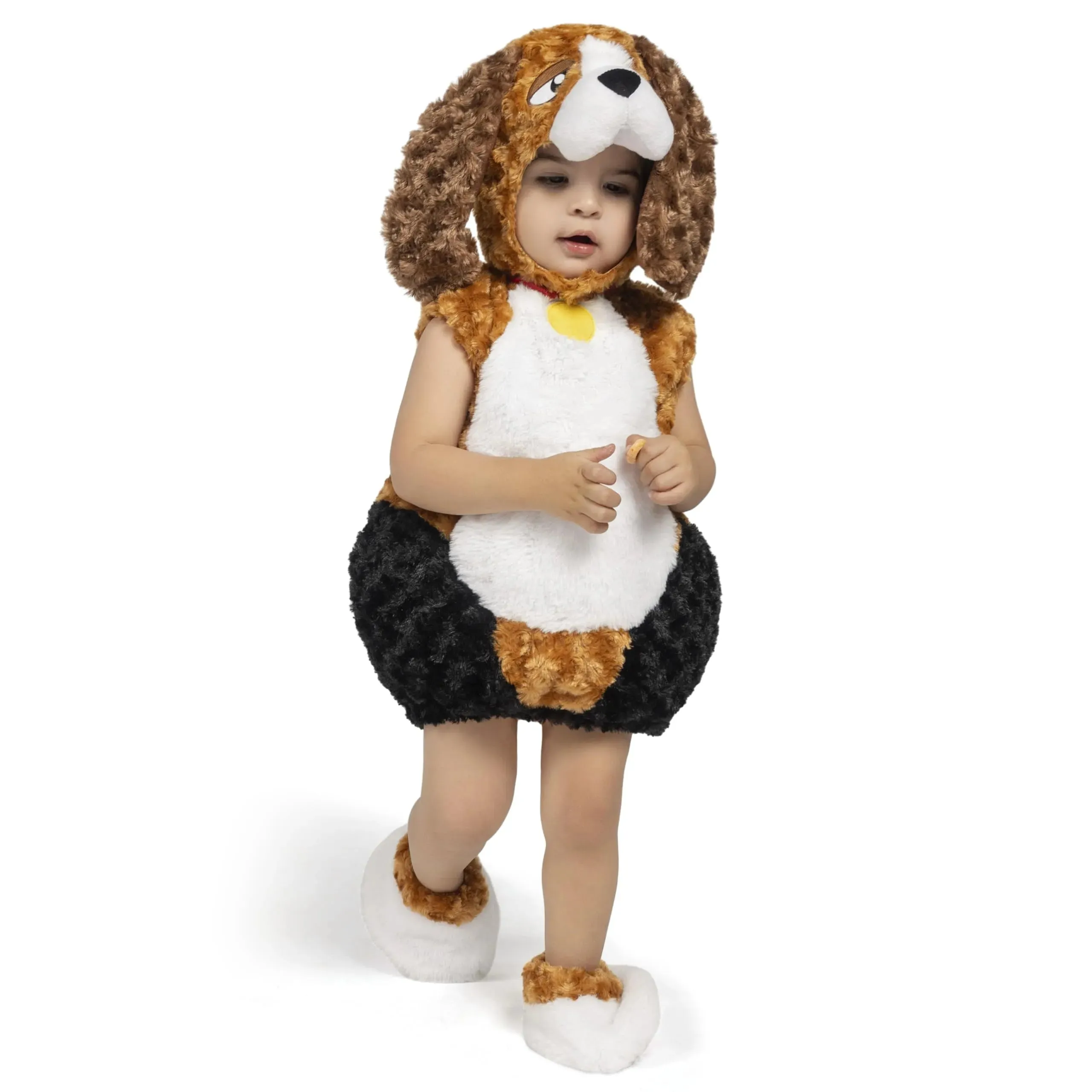 Halloween Todder Basset Hound Puppy Costume With Hood Booties