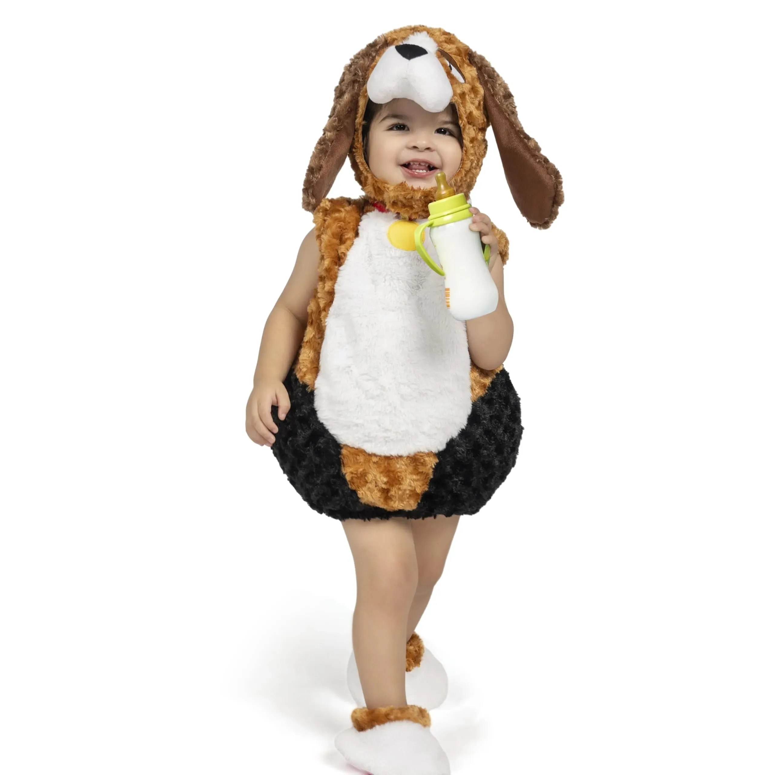 Halloween Todder Basset Hound Puppy Costume With Hood Booties