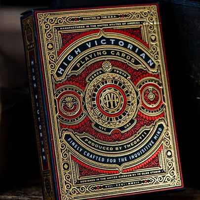 High Victorian (Red) Playing Cards by theory11