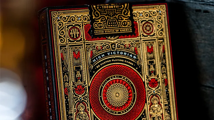 High Victorian (Red) Playing Cards by theory11