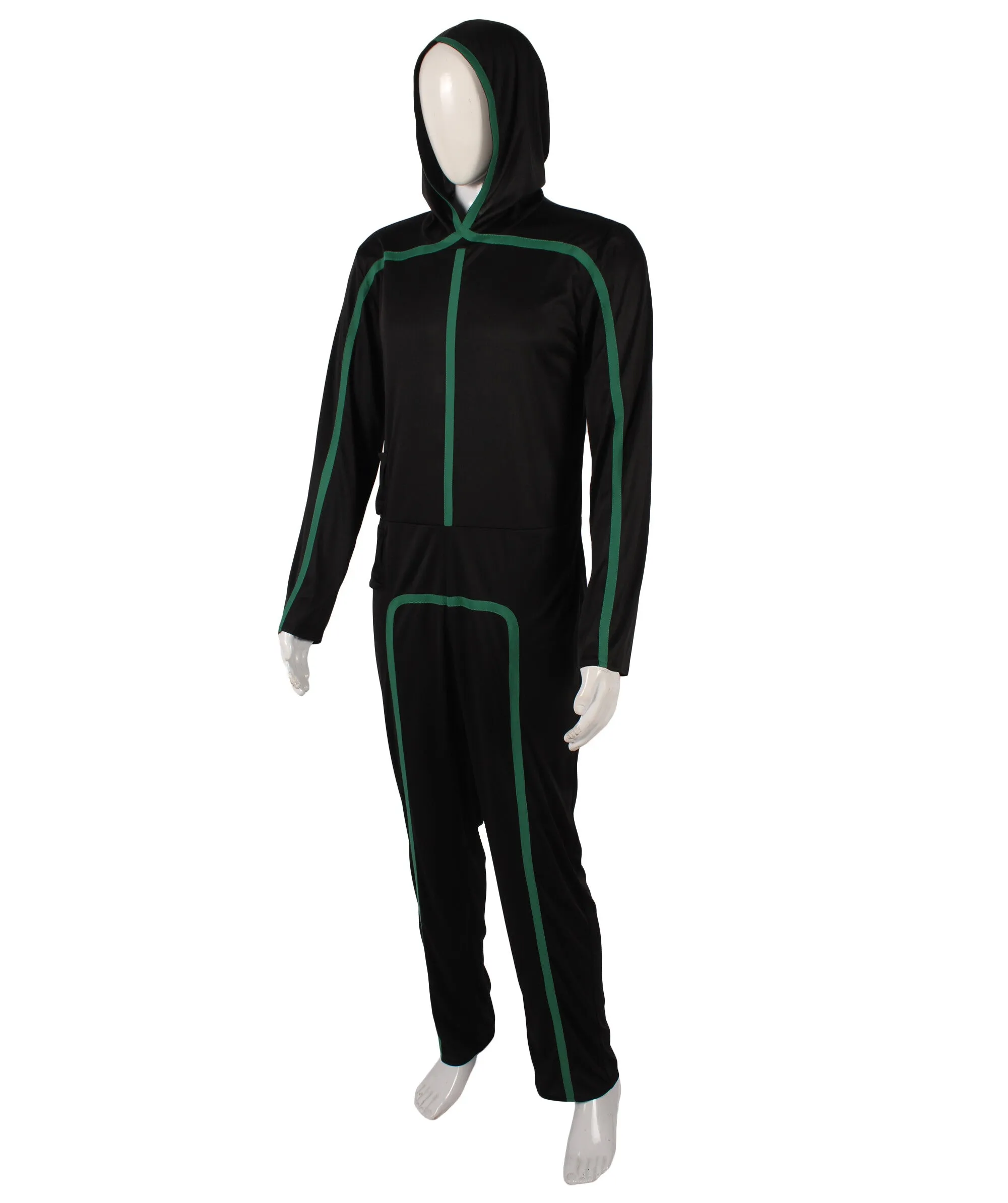 HPO Adult Men's Stick Figure Full Costume I Perfect for Halloween I Flame-retardant Synthetic Fabric