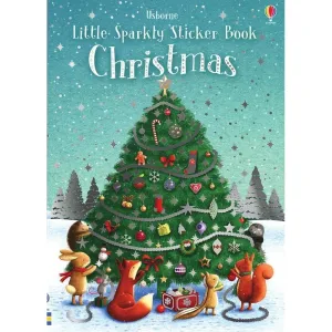 Little Sparkly Sticker Book Christmas