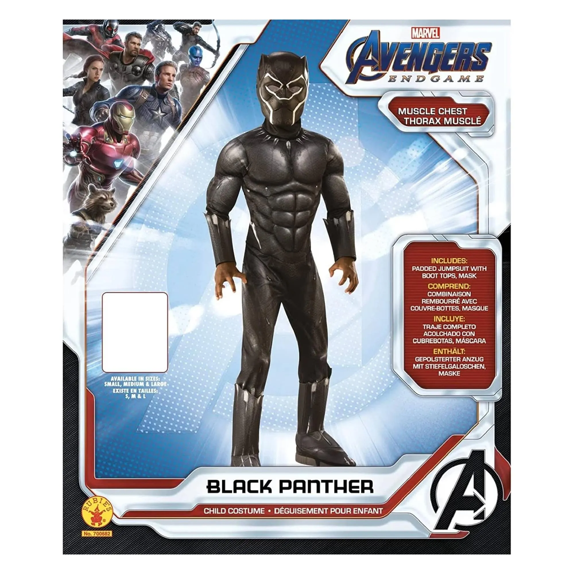 Marvel Avengers Infinity War Black Panther Deluxe Child Costume