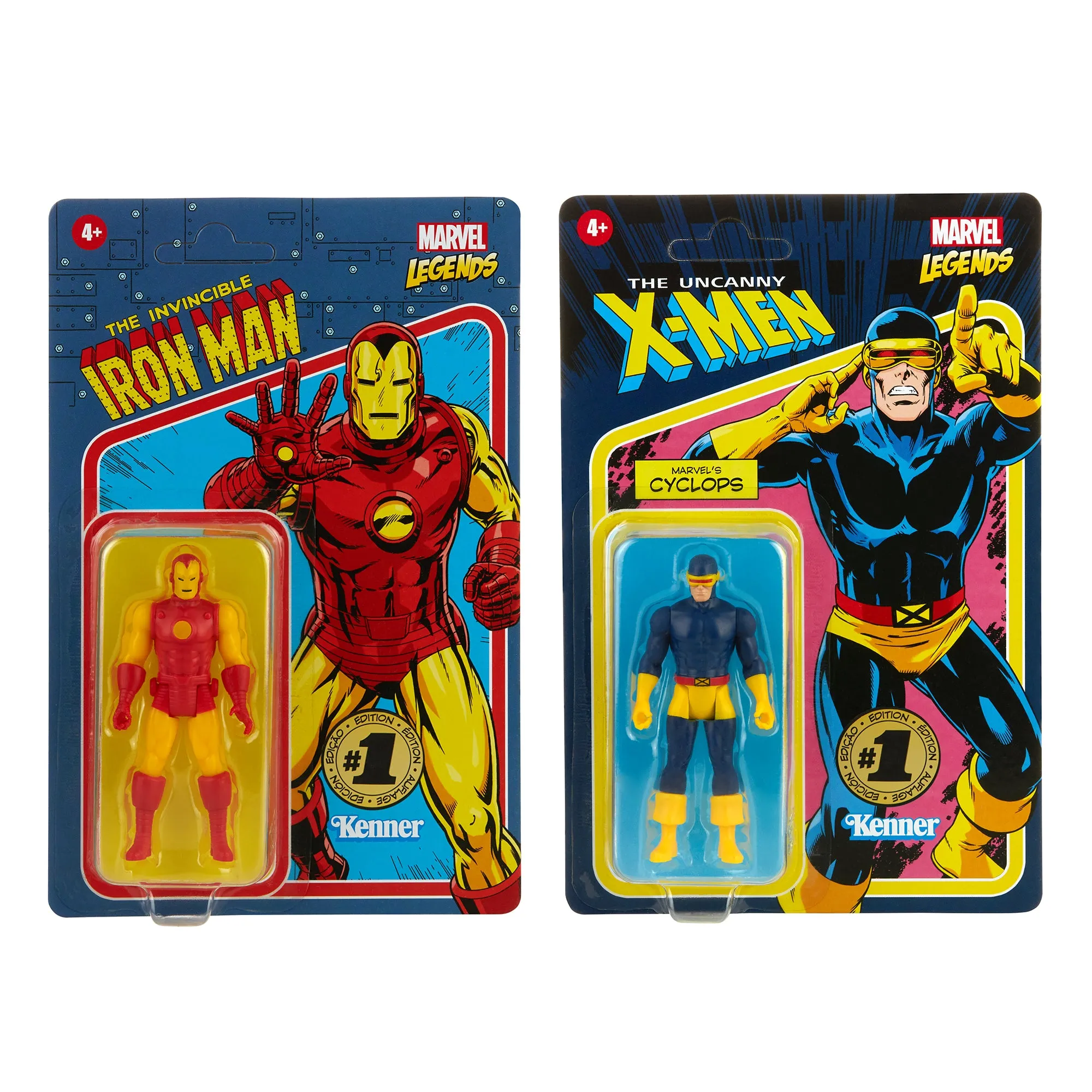 Marvel Legends RETRO 3.75 Iron Man & Marvel’s Cyclops (Hasbro Pulse Exclusive)