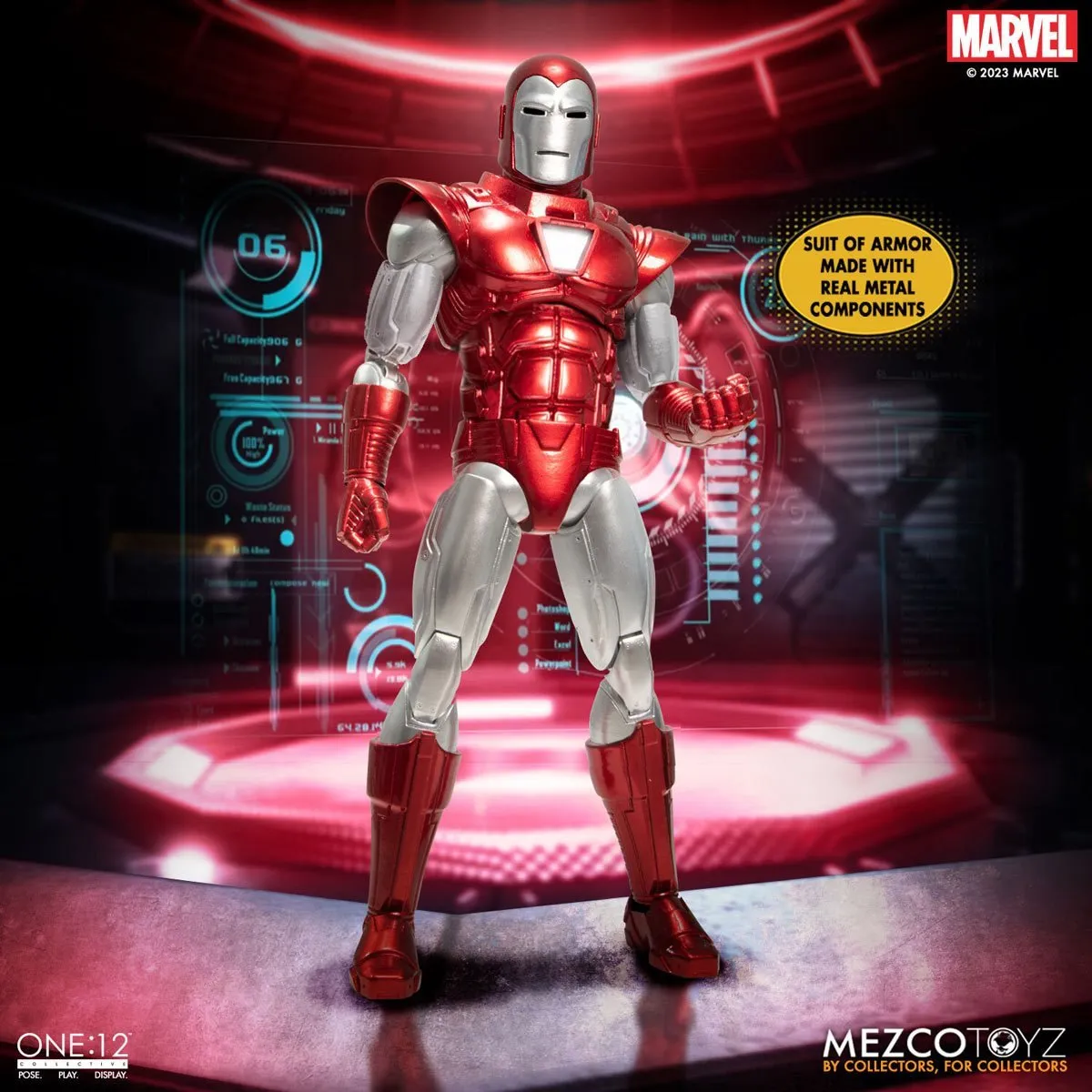 Marvel One:12 Collective Silver Centurion Iron Man