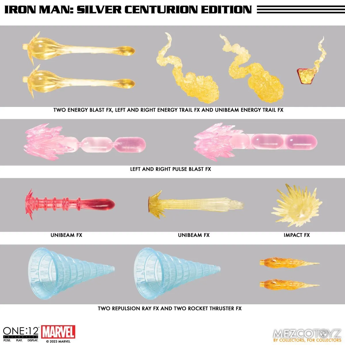 Marvel One:12 Collective Silver Centurion Iron Man