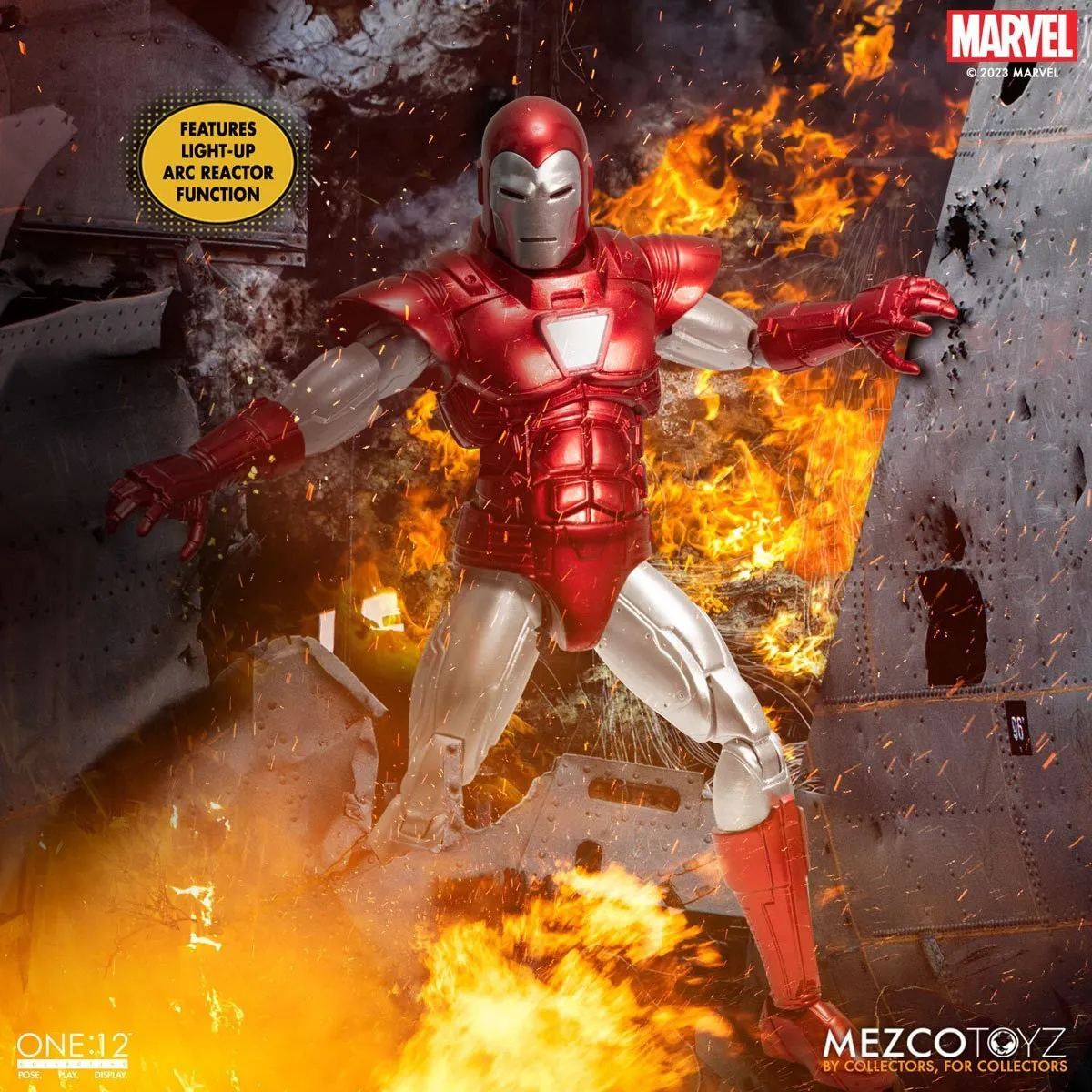 Marvel One:12 Collective Silver Centurion Iron Man