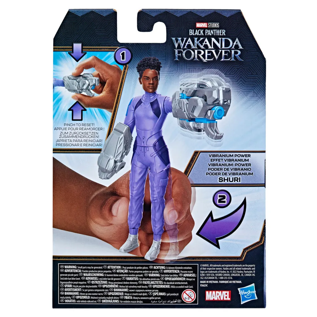 Marvel Studios Black Panther Wakanda Forever 6 Inch - Vibranium Power Shuri