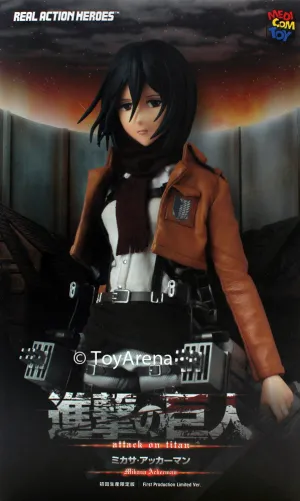 Medicom 1/6 RAH Attack on Titan Mikasa Ackerman 12" Real Action Heroes Action Figure