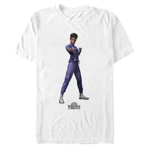 Men's Marvel Black Panther Wakanda Forever Shuri Blank T-Shirt