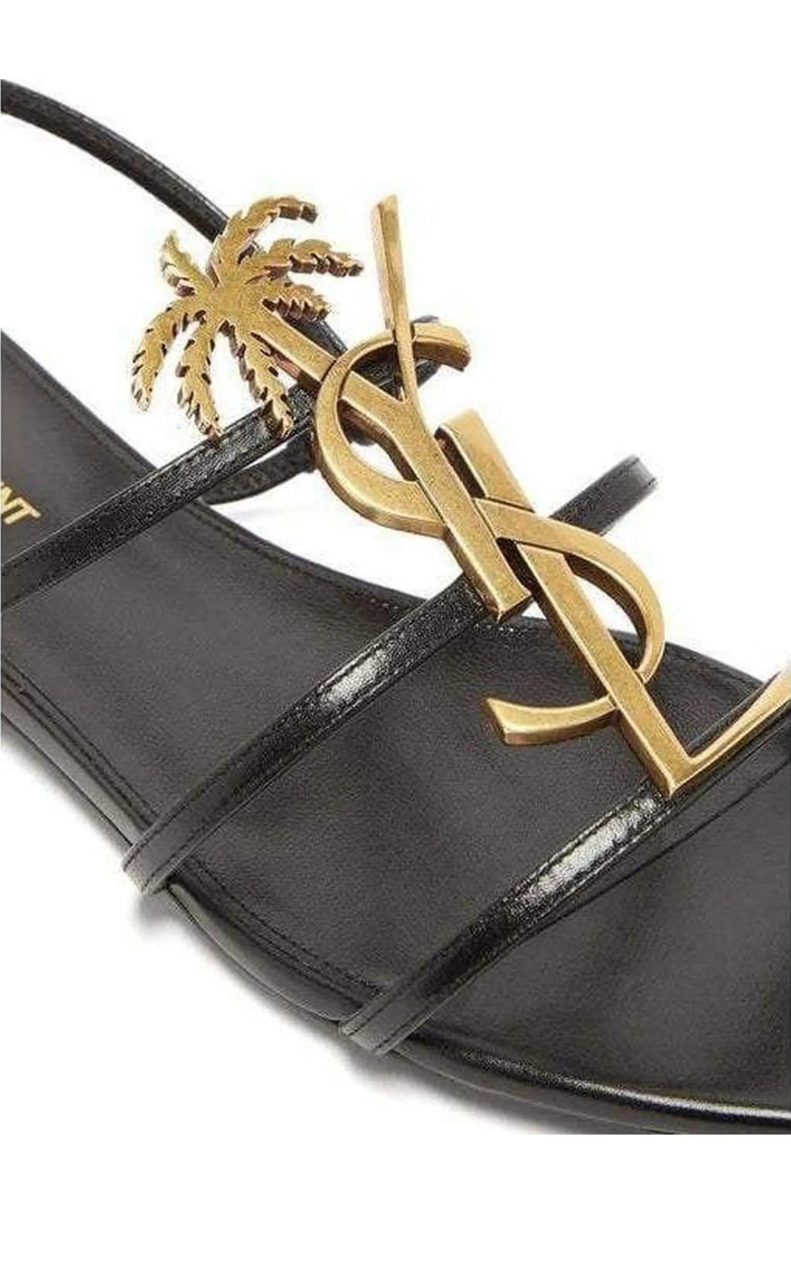 Metal Monogram Cassandra Sandals