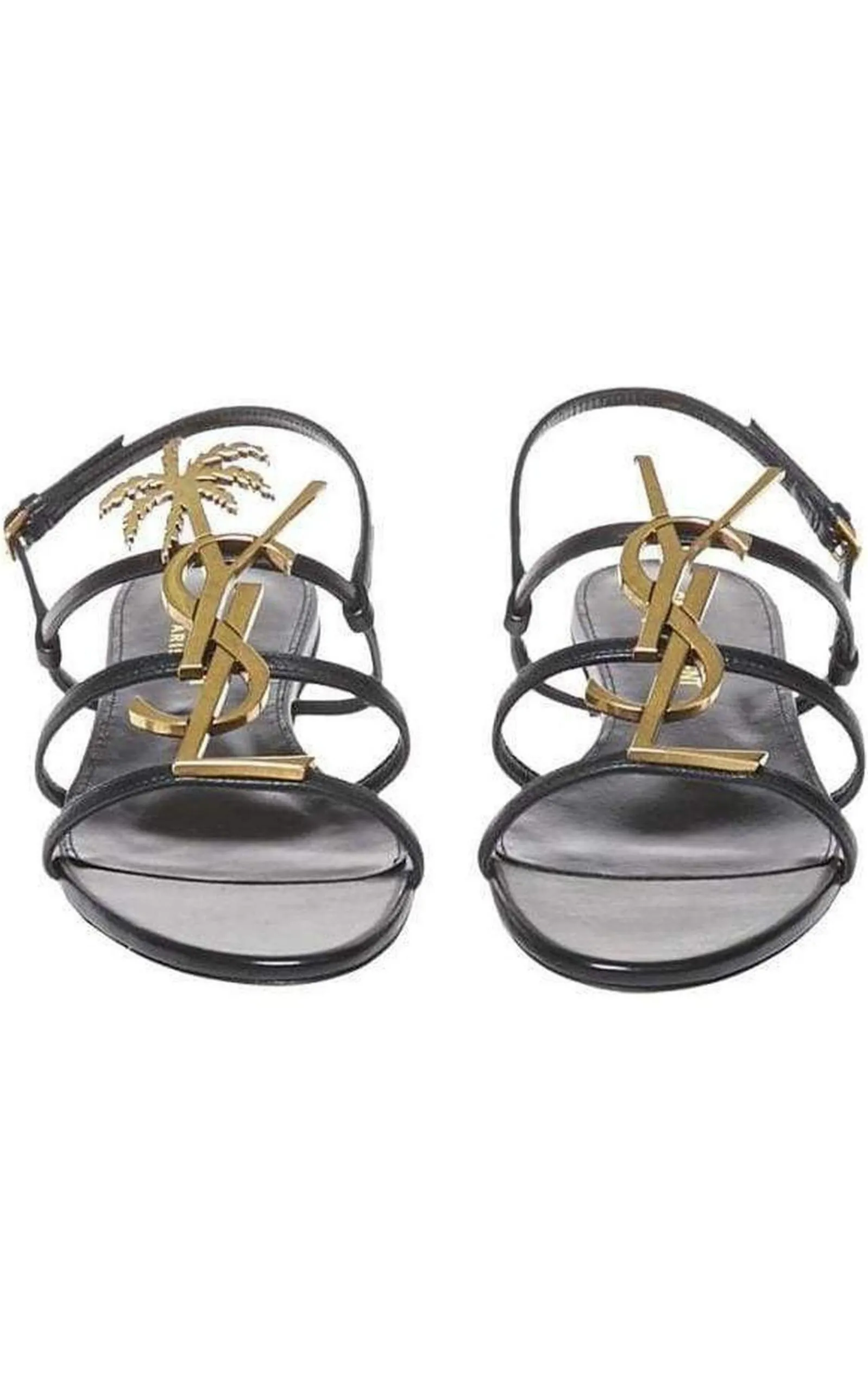 Metal Monogram Cassandra Sandals