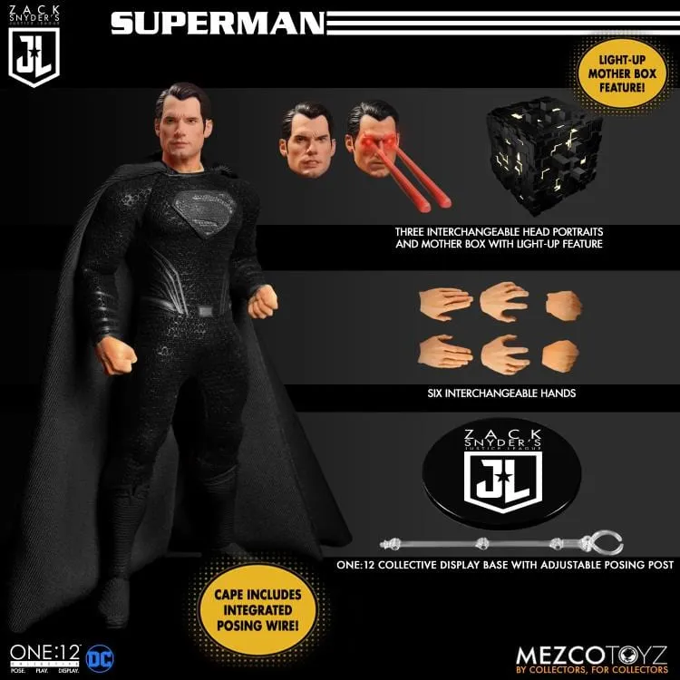 One:12 Collective DC Universe Zack Snyder's Justice League Deluxe Steel Boxed Action Figure Set