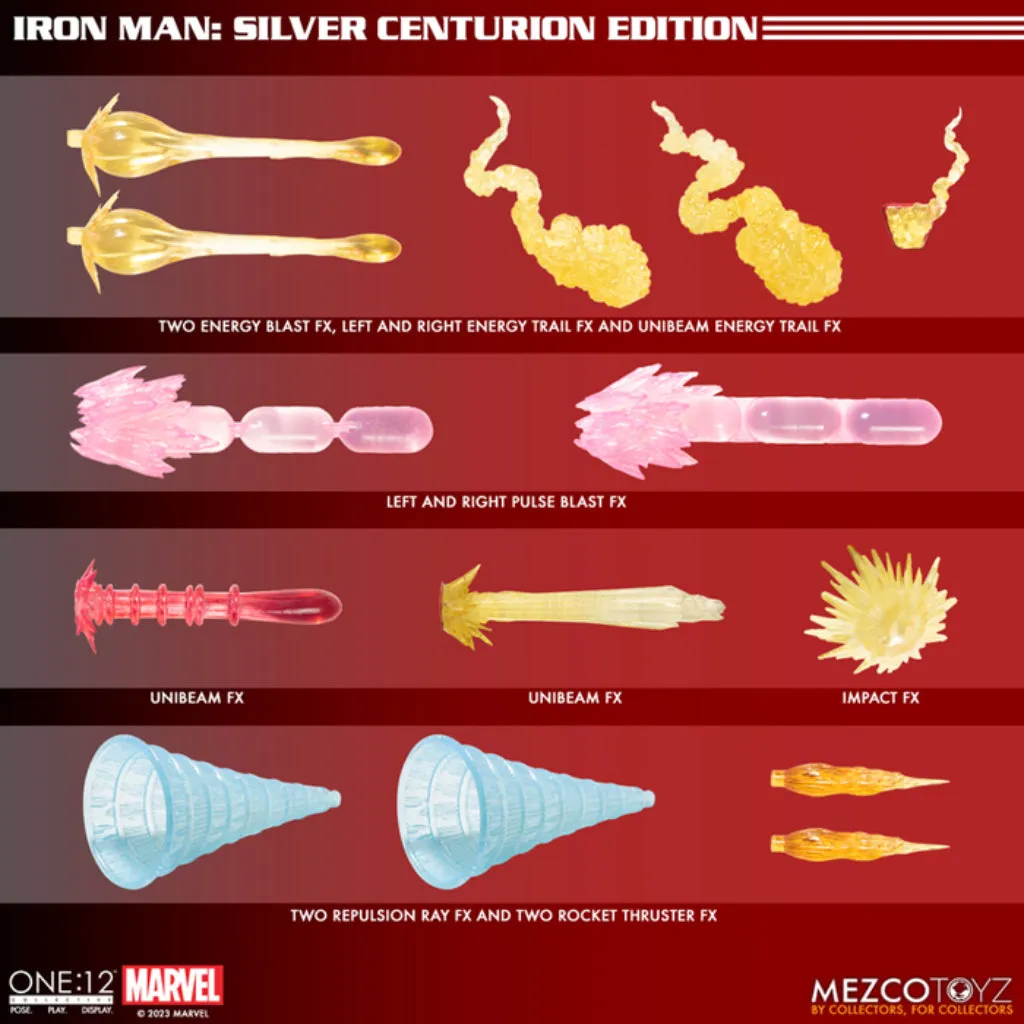 One:12 Collective - Iron Man: Silver Centurion