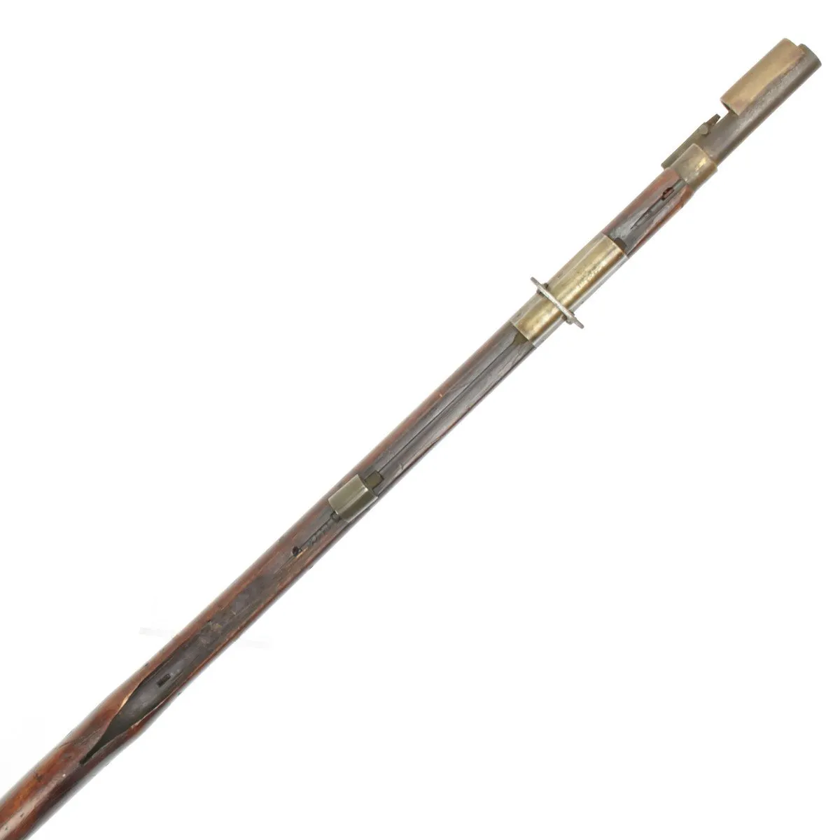 Original British Brown Bess Third Model Experimental Musket with Spear Bayonet