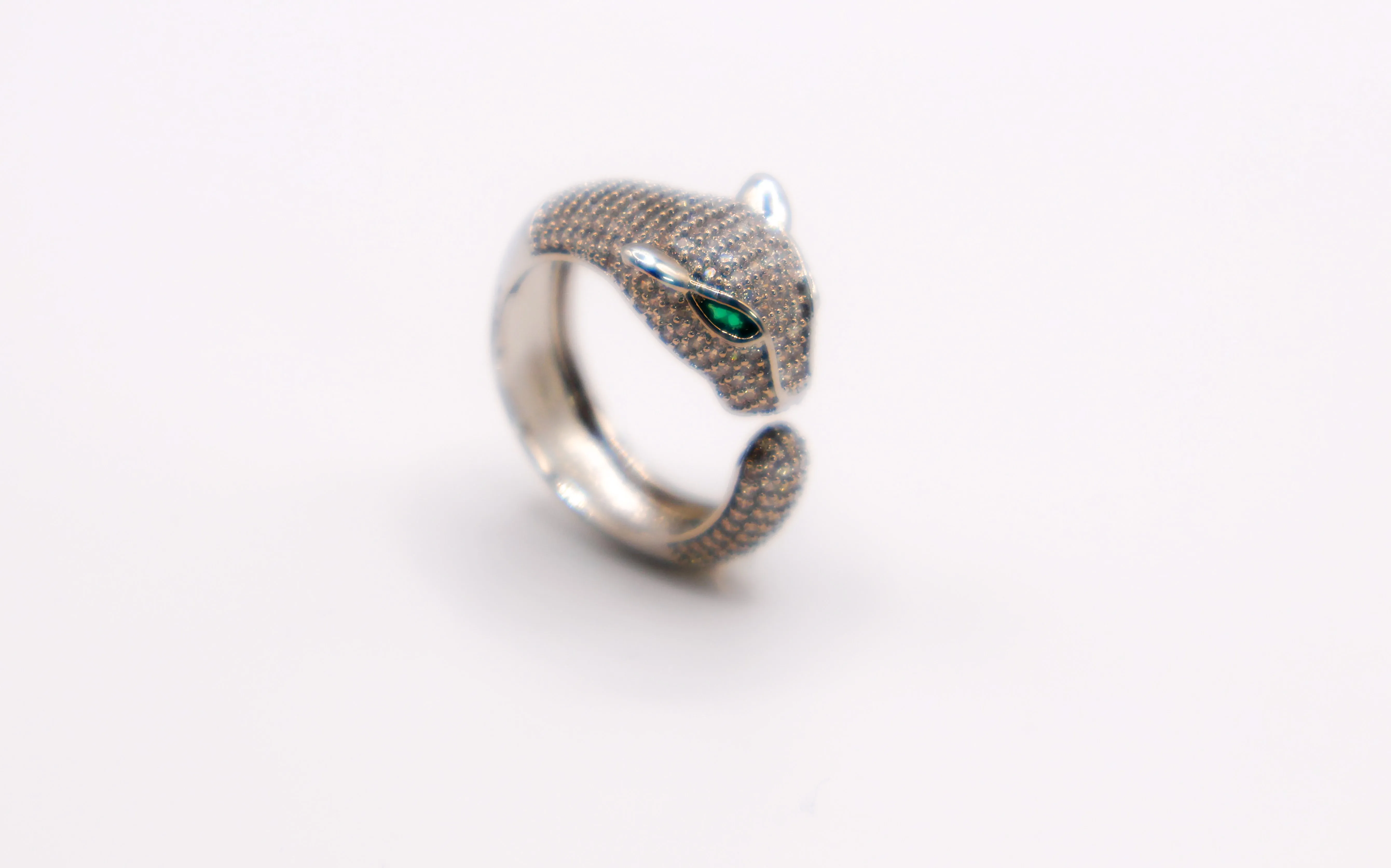 Panther Majesty Silver Ring