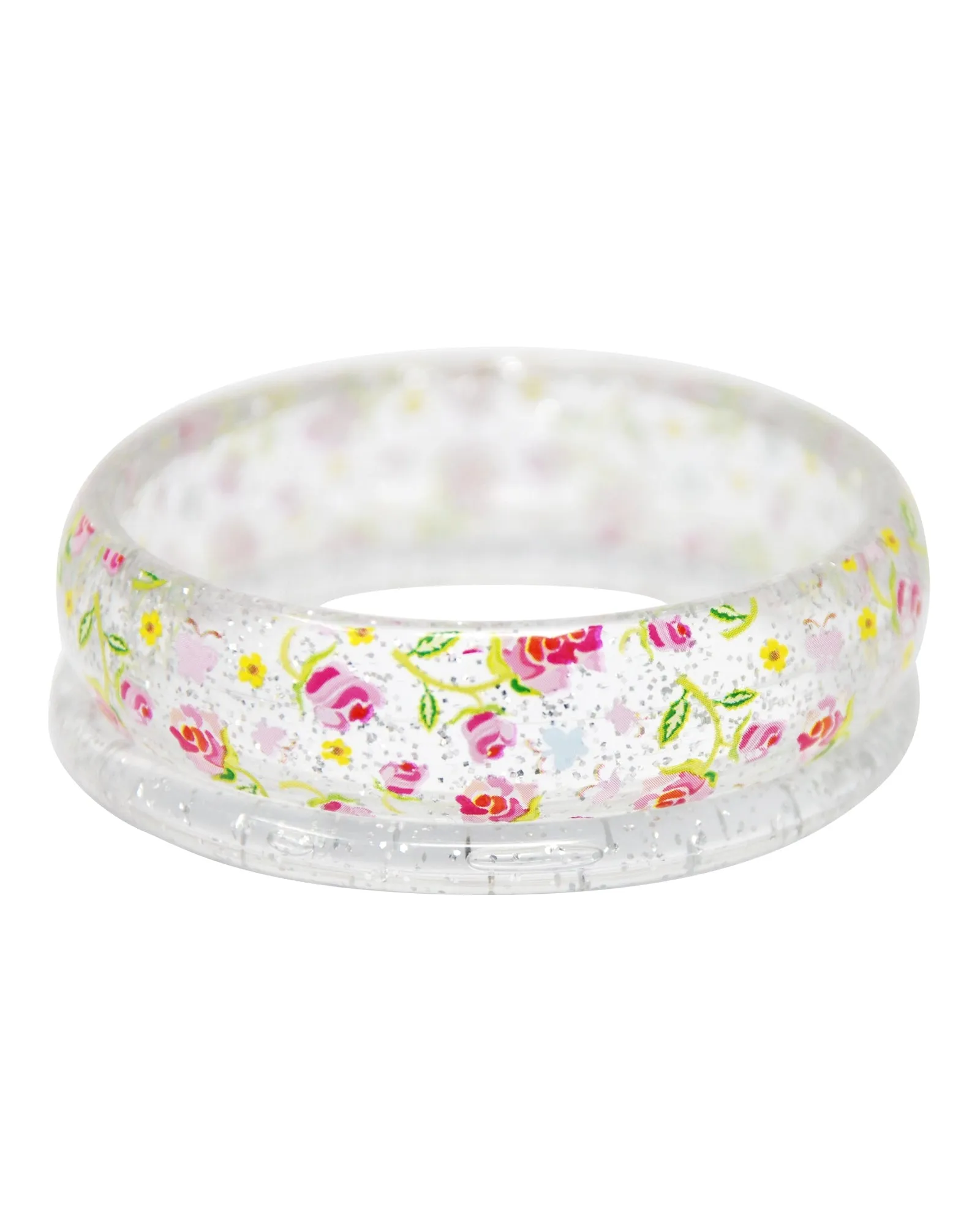 Pink Poppy Bangle Garden Rose