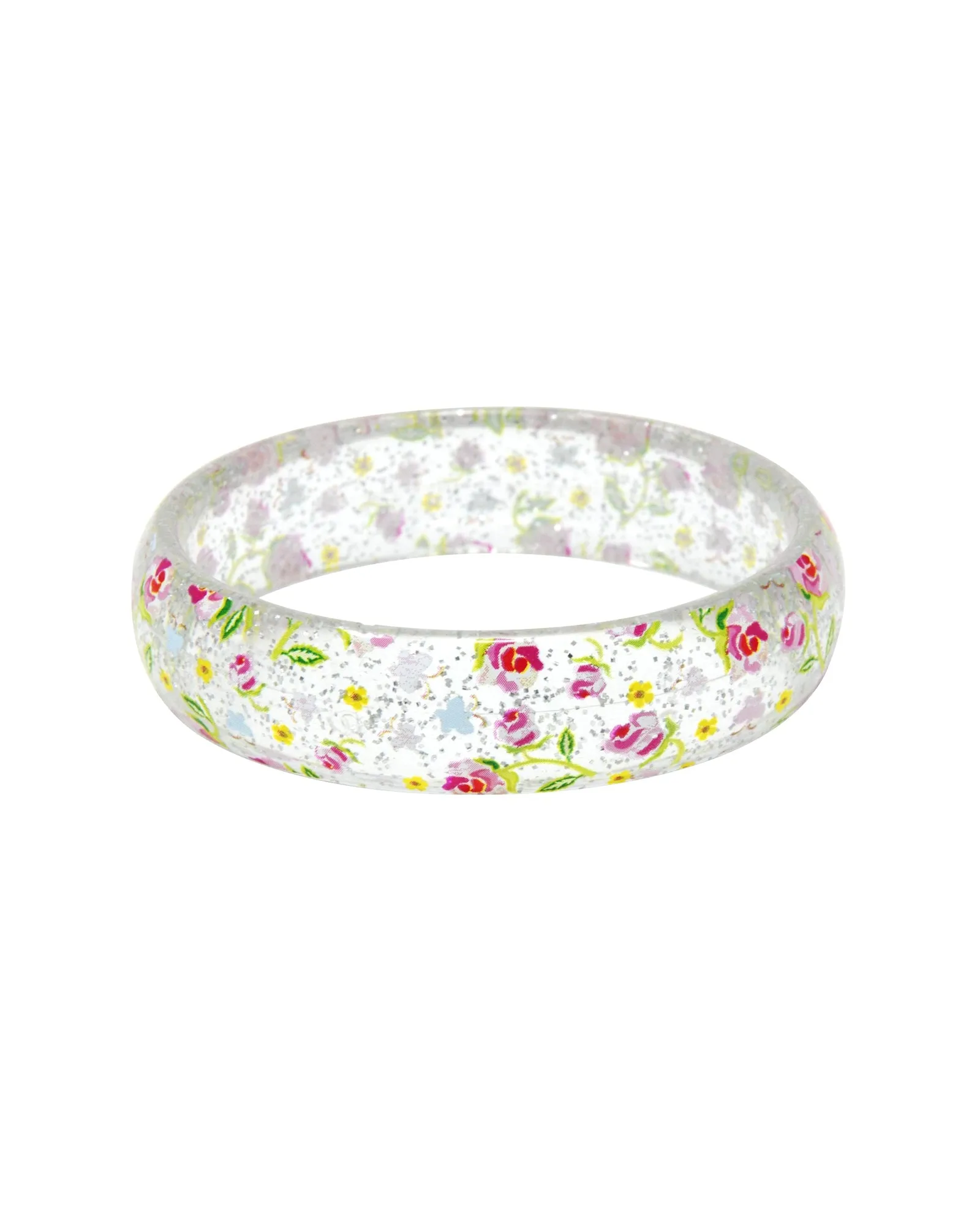 Pink Poppy Bangle Garden Rose