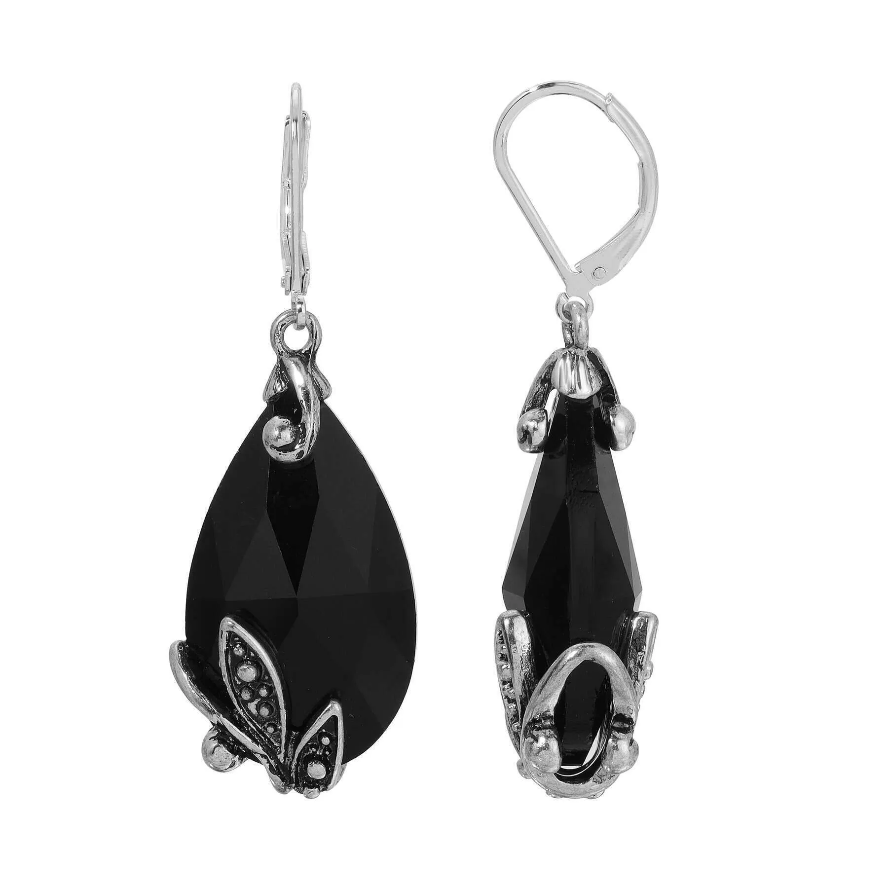 Regency Regal Teardrop Crystal Earrings