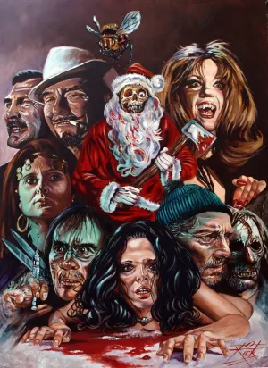 Rick Melton - Amicus Films Montage - Classic Horror - Art Print