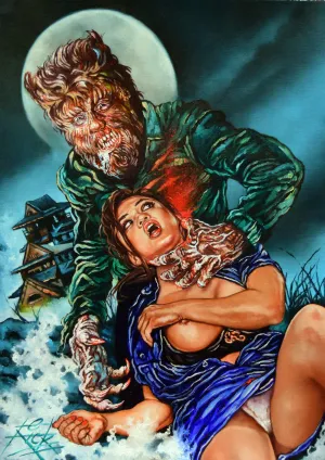 Rick Melton - Paul Naschy - Erotic Horror - Art Print