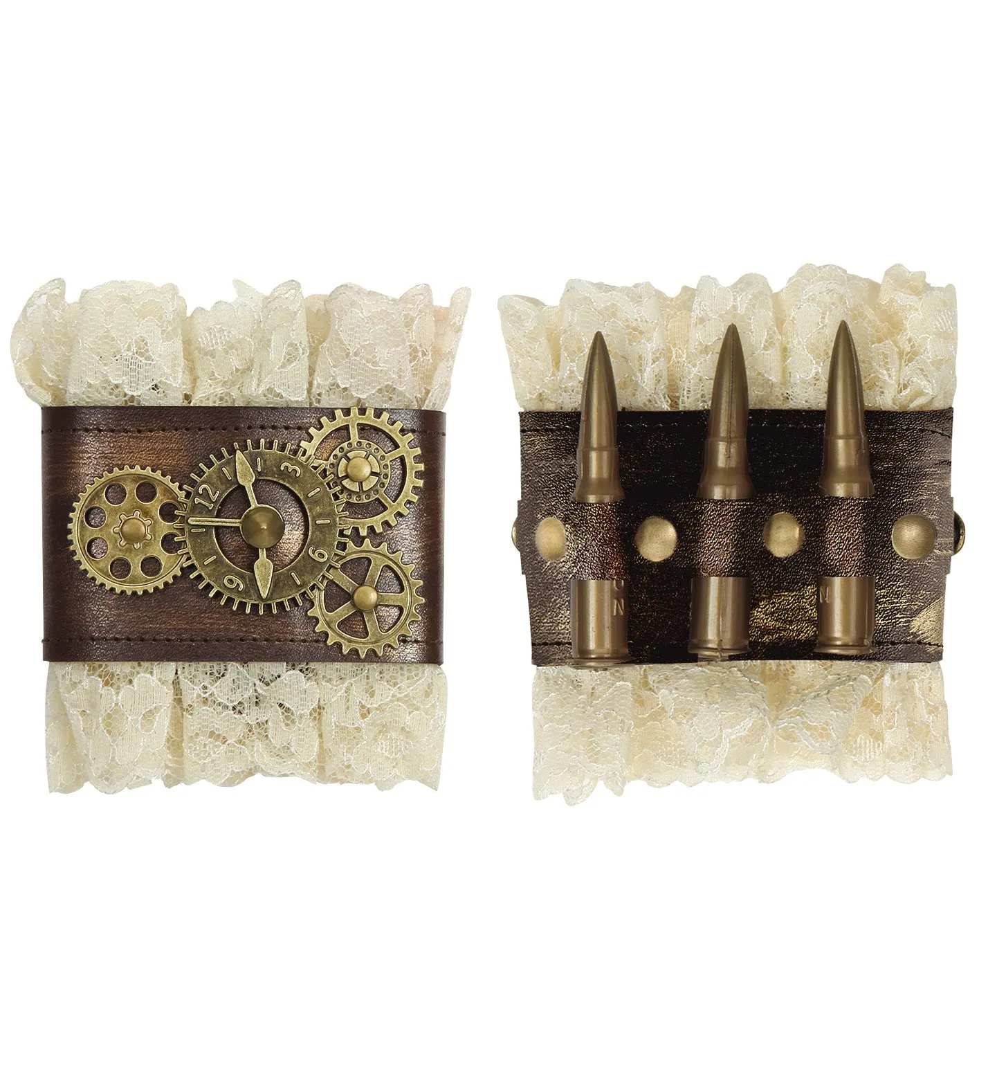 Steampunk Lace Cuffs