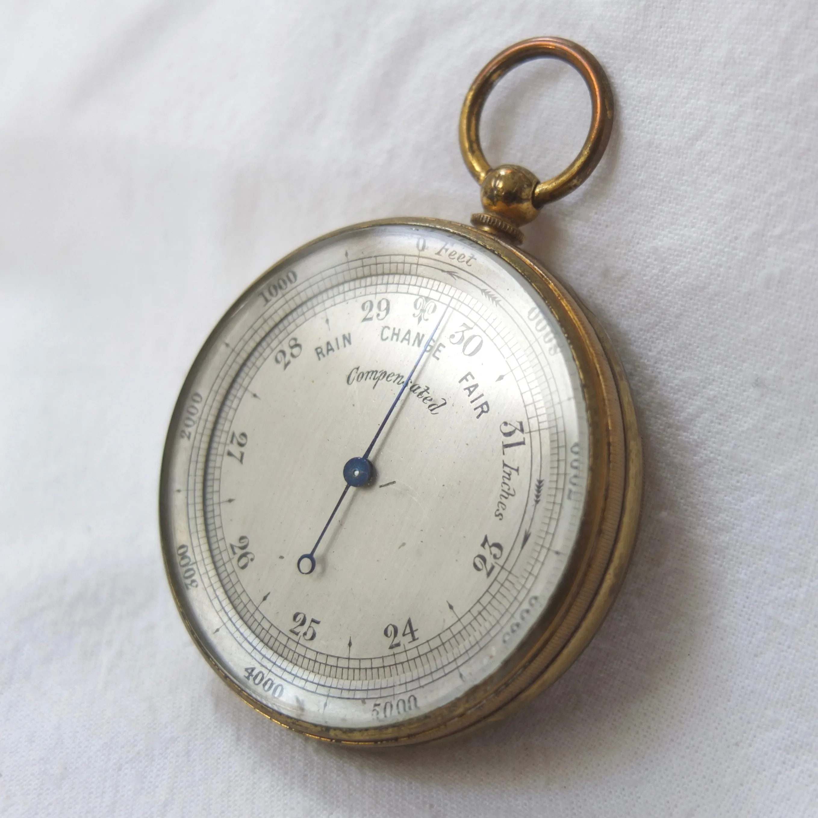 Victorian Pocket Altimeter Barometer c.1880