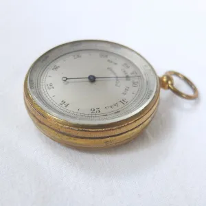 Victorian Pocket Altimeter Barometer c.1880