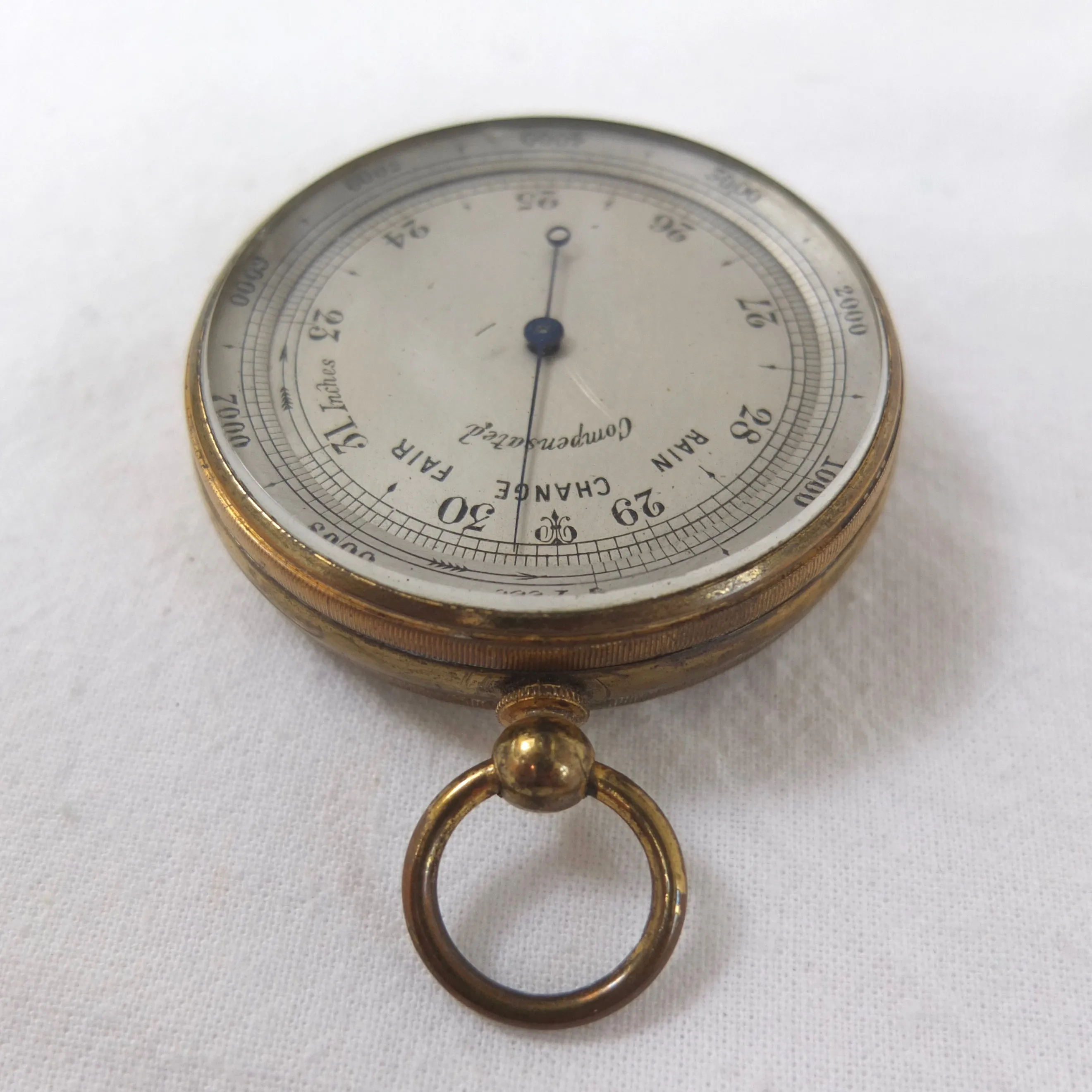 Victorian Pocket Altimeter Barometer c.1880