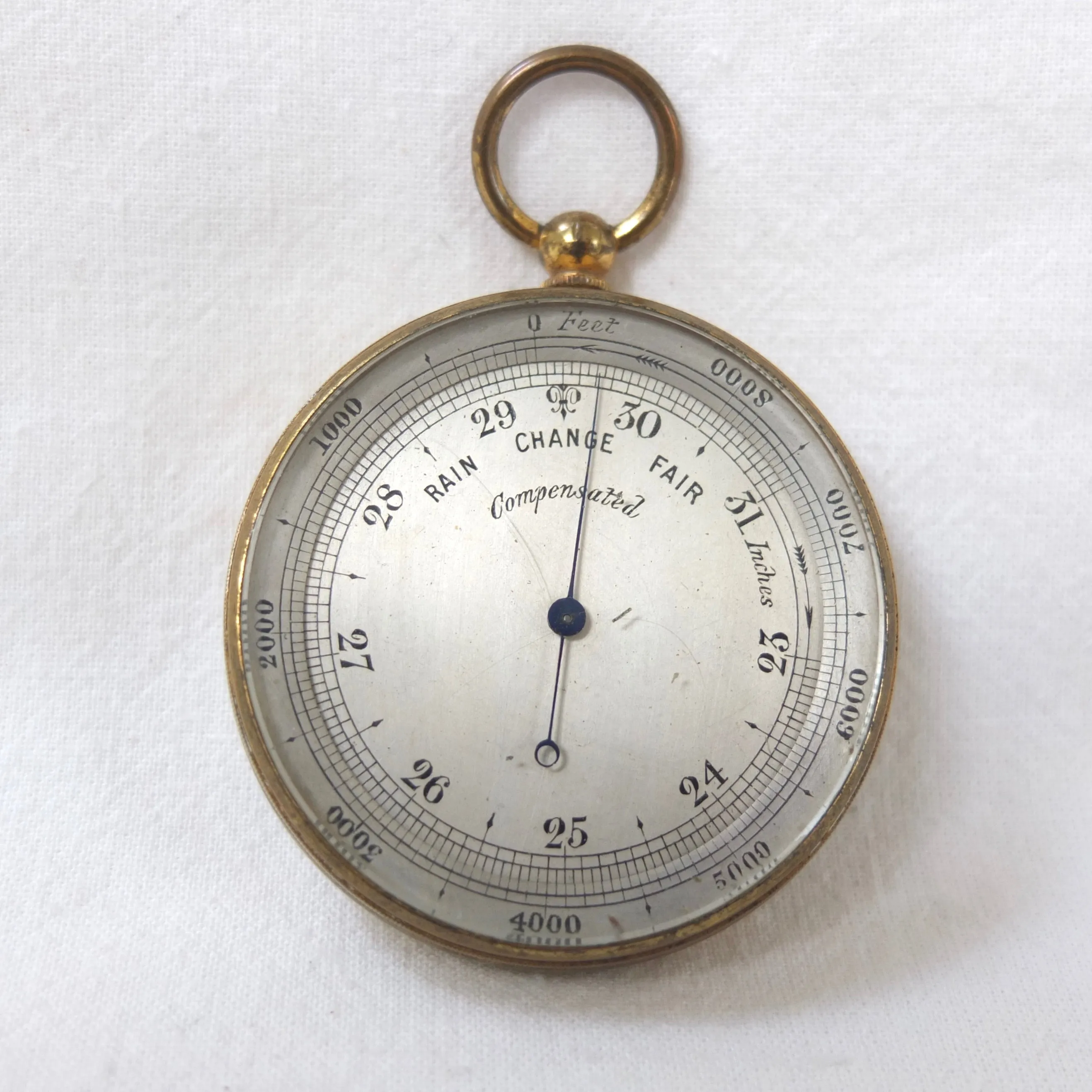 Victorian Pocket Altimeter Barometer c.1880