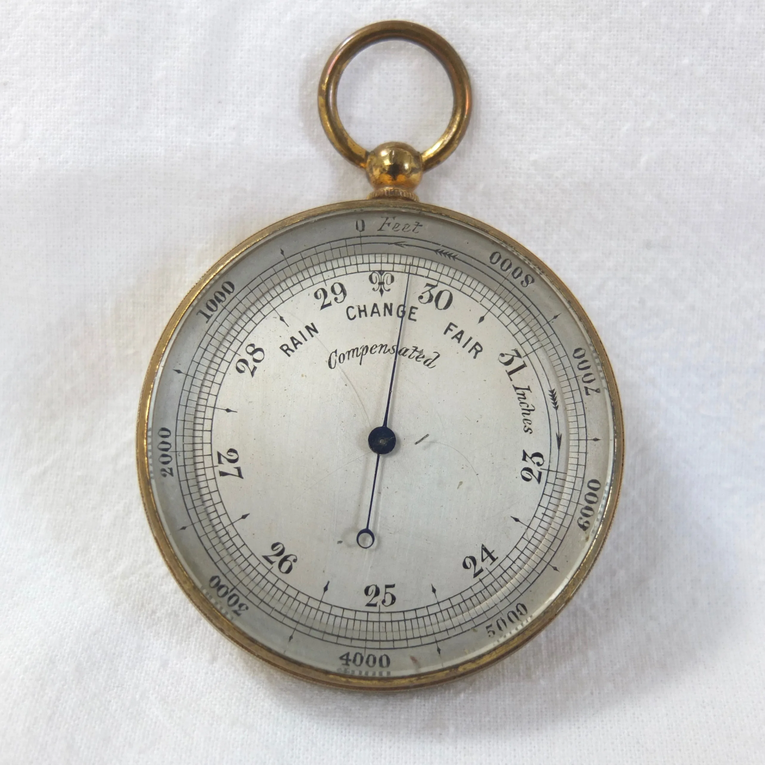 Victorian Pocket Altimeter Barometer c.1880