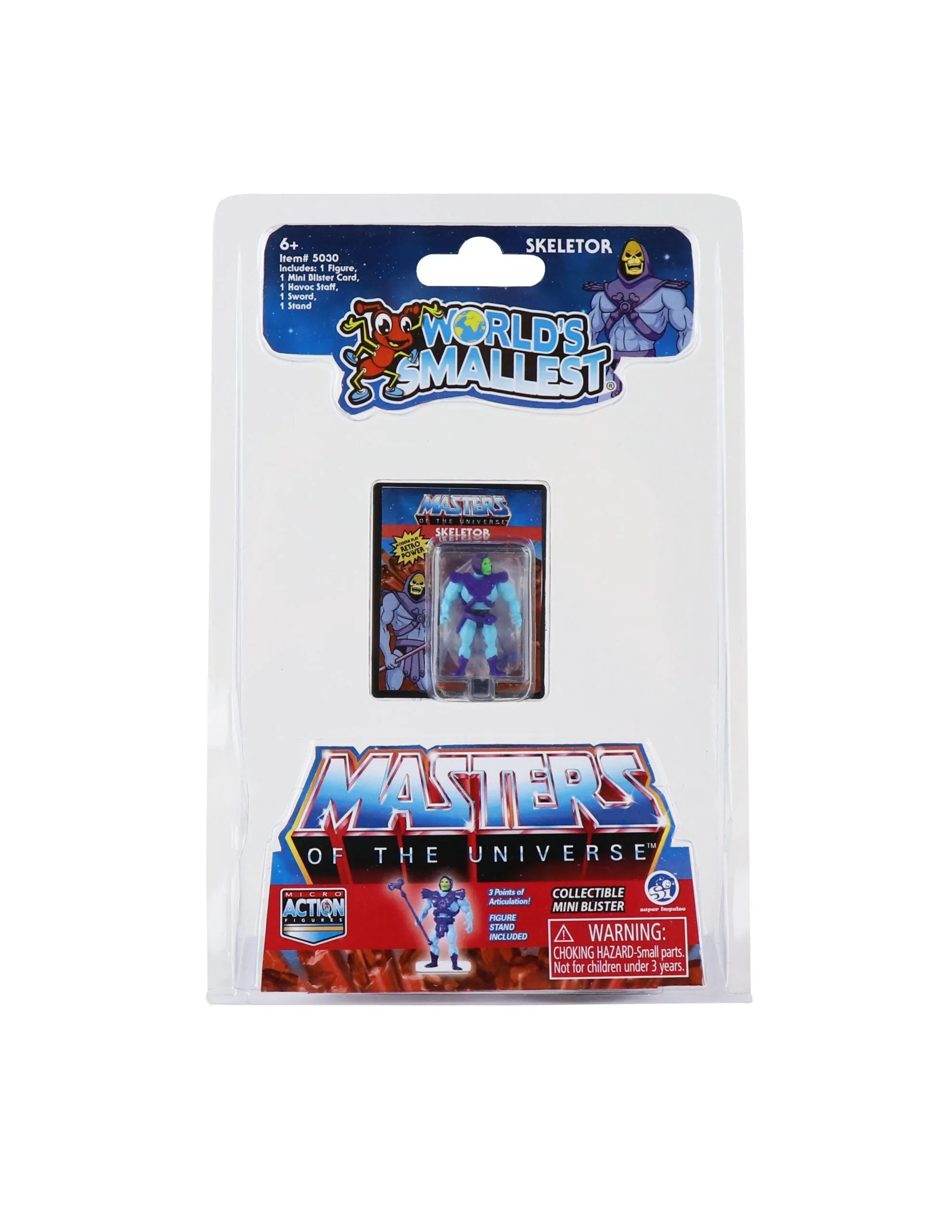 World's Smallest Action Figure Master Of The Universe Skeletor